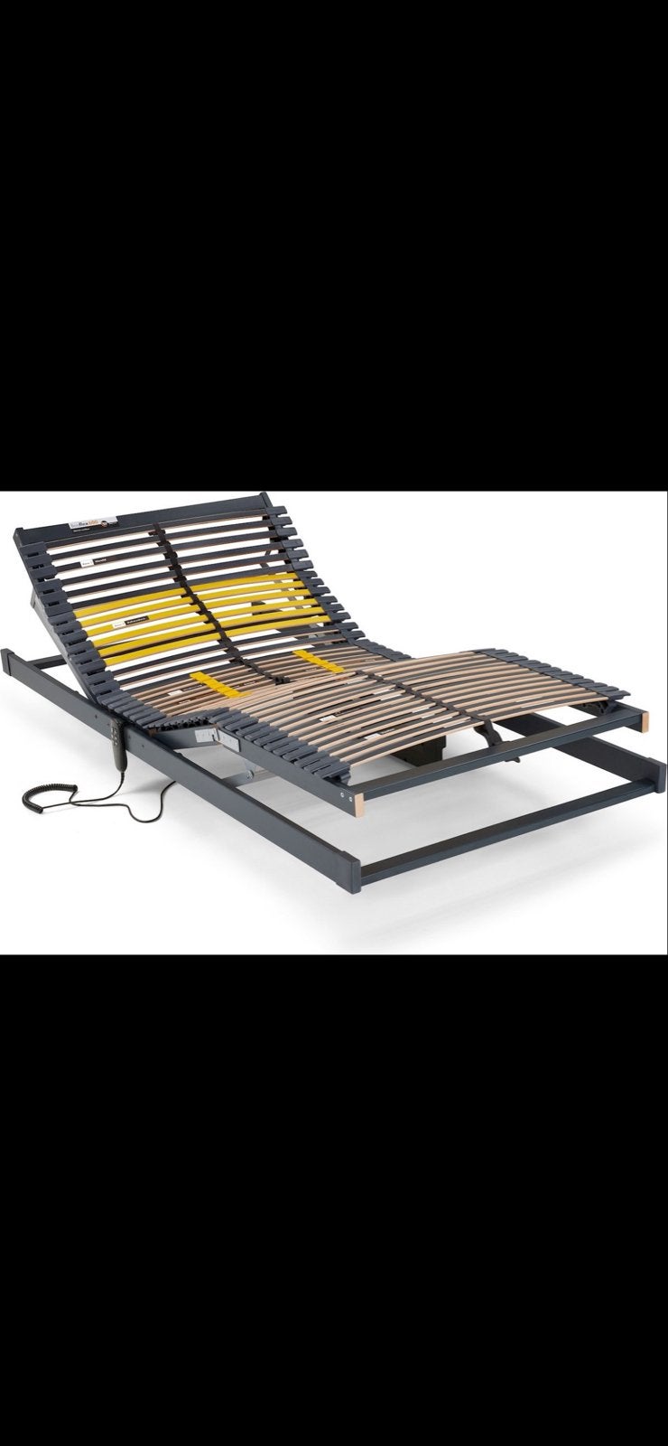 2x Elektrische lattenbodem met 2x matras 90x200 cm, Huis en Inrichting, Ophalen, Gebruikt, 90 cm, Tweepersoons