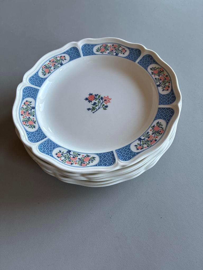 Wedgwood Kyoto Borden 21 cm - Set van 6 één prijs, Ophalen of Verzenden
