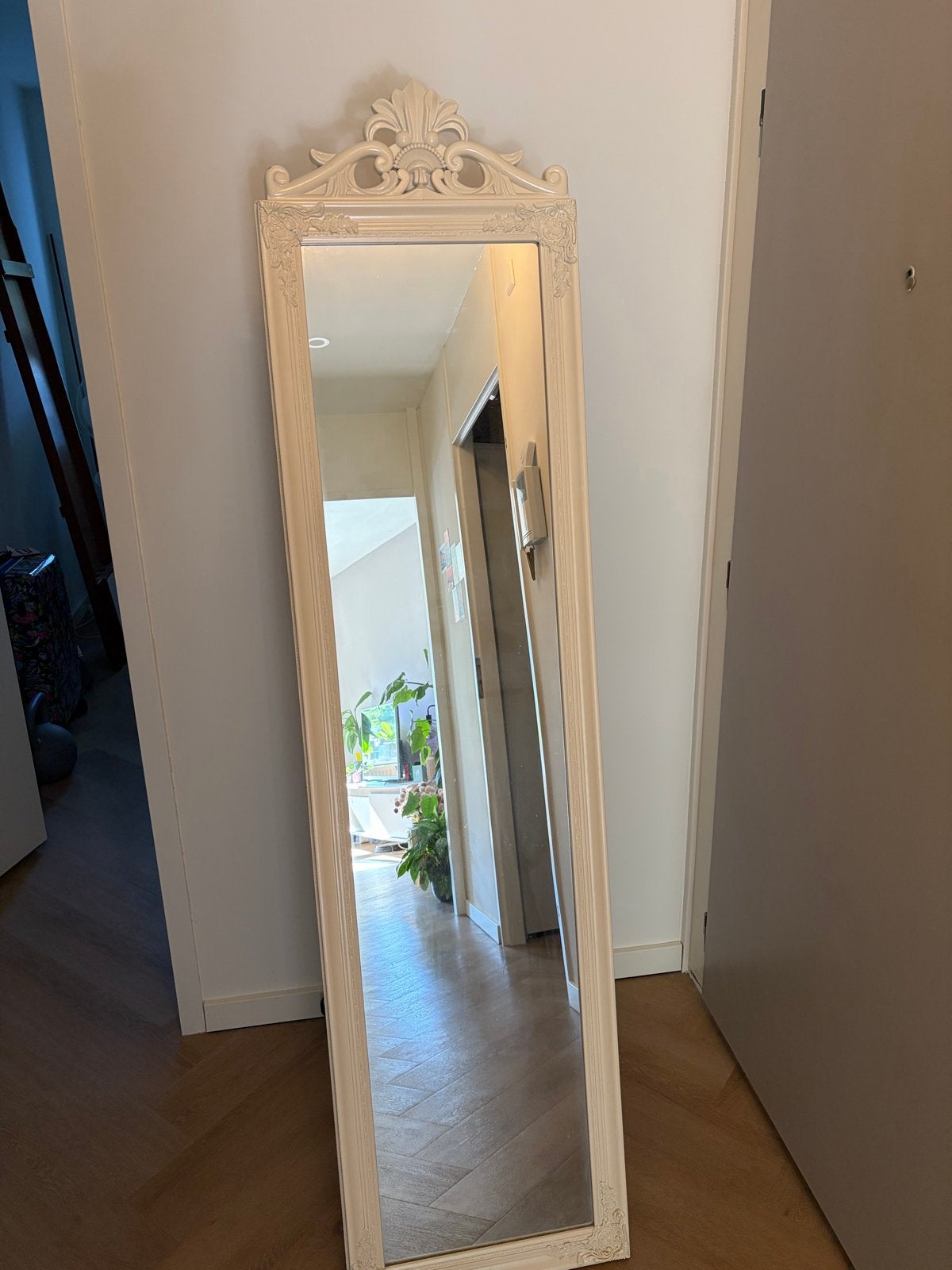 Passpiegel met Barok lijst - 1.78m hoog, 43cm breed, Huis en Inrichting, Ophalen, Minder dan 50 cm, Gebruikt, 150 tot 200 cm
