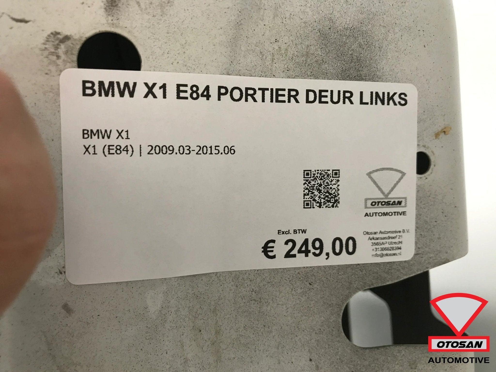 BMW X1 E84 Portier Deur Links Voor Origineel! Primer, Petuelring 130
80788  Munich, DE, Gebruikt, Deur, Info@bmw.de