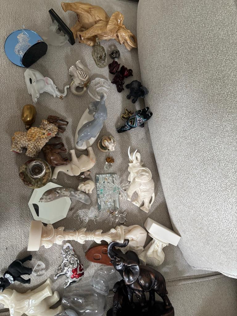 Diverse verzameling olifanten beeldjes, Verzamelen, Beelden en Beeldjes, Gebruikt, Ophalen of Verzenden