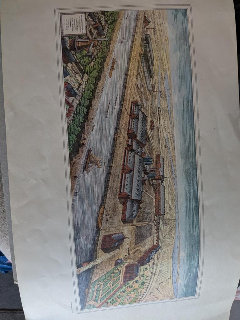 Gasfabriek Haarlemmerweg Amsterdam - Historische Prent, Ophalen