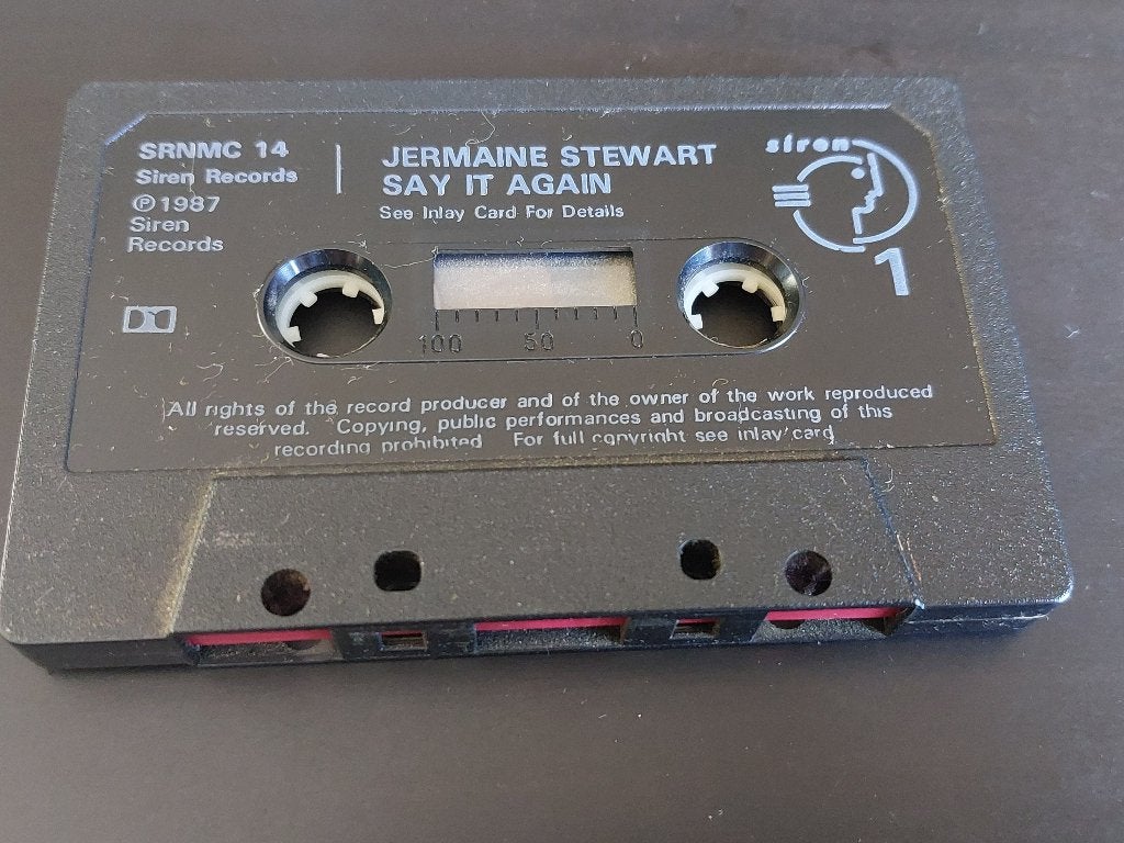 JERMAINE STEWART - SAY IT AGAIN (MC), 1 bandje, Ophalen of Verzenden, Zo goed als nieuw, Origineel