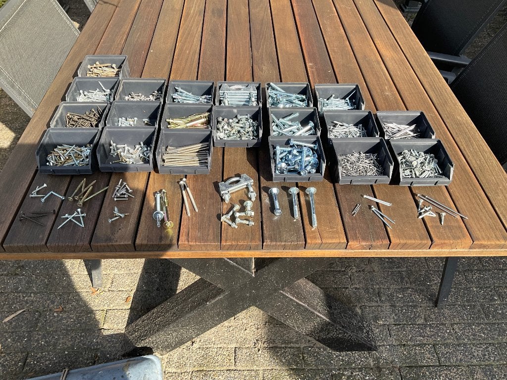 Nieuwe Magazijnbakjes gevuld met diverse, Ophalen, Minder dan 50 cm, Minder dan 40 cm, Nieuw
