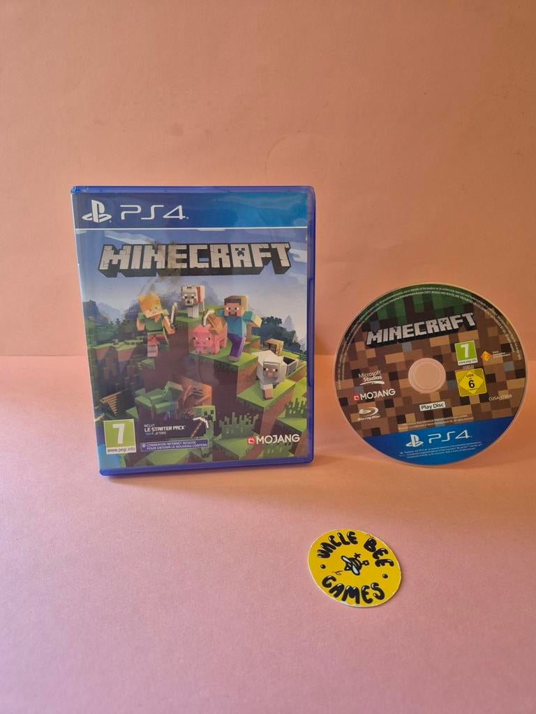 Minecraft, Spelcomputers en Games, Games | Sony PlayStation 4, Zo goed als nieuw, Overige genres, 3 spelers of meer, Vanaf 7 jaar