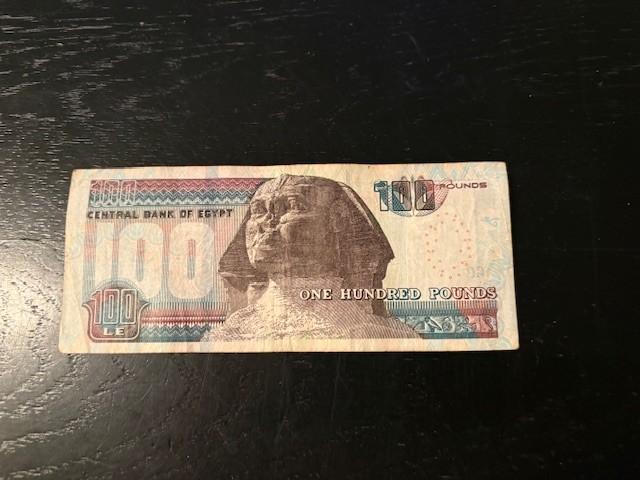 100 pond biljet Egypte, Postzegels en Munten, Bankbiljetten | Afrika, Ophalen of Verzenden, Egypte, Los biljet