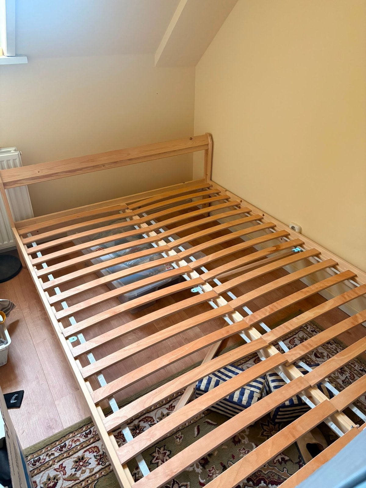 IKEA NEIDEN AND VESTEROY DOUBLE BED AND MATTRESS, Ophalen