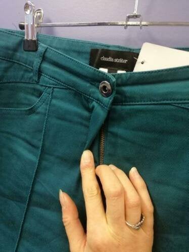 Claudia Strater zee groene broek enkel lengte 36 nr 34118, ., Ophalen of Verzenden, Zo goed als nieuw, Claudia Sträter