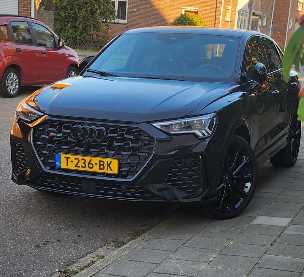 Audi Q3 RS 500pk/700nm Stage 2+, Zwart, Pano, B&O, Leder etc, Auto's, Audi, Automaat, Zwart, 1675 kg, Zwart