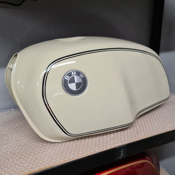 2x BMW Motor Tank Embleem 70mm Zwart GS R K Nieuw emblemen, Ophalen of Verzenden, P, P, P