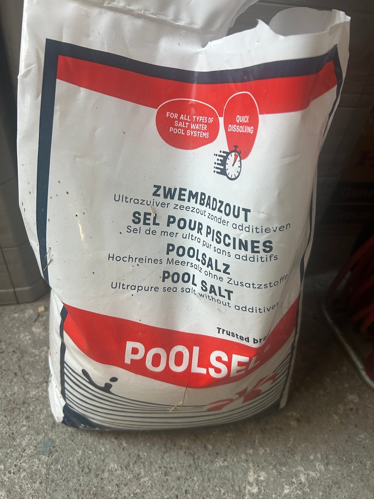 Zwembad zout 15 KG, Ophalen, Overige materialen, Wandtegels, 10 m² of meer