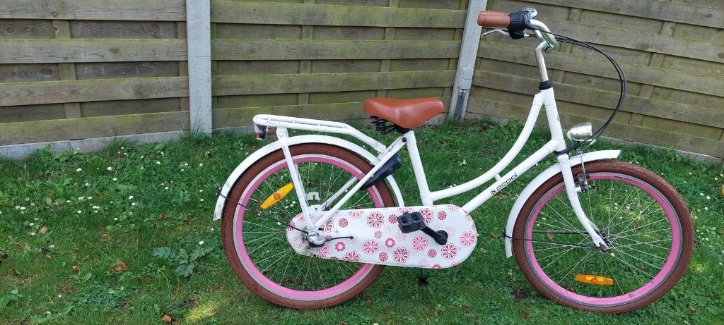 Popal omafiets 22 inch, Fietsen en Brommers, Ophalen, Terugtraprem, 22 inch, Gebruikt
