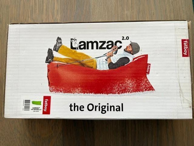 Fatboy Lamzac 2.0 nieuw in de doos (Ik heb er twee), Verzenden, Nieuw, Wit, Zitzak
