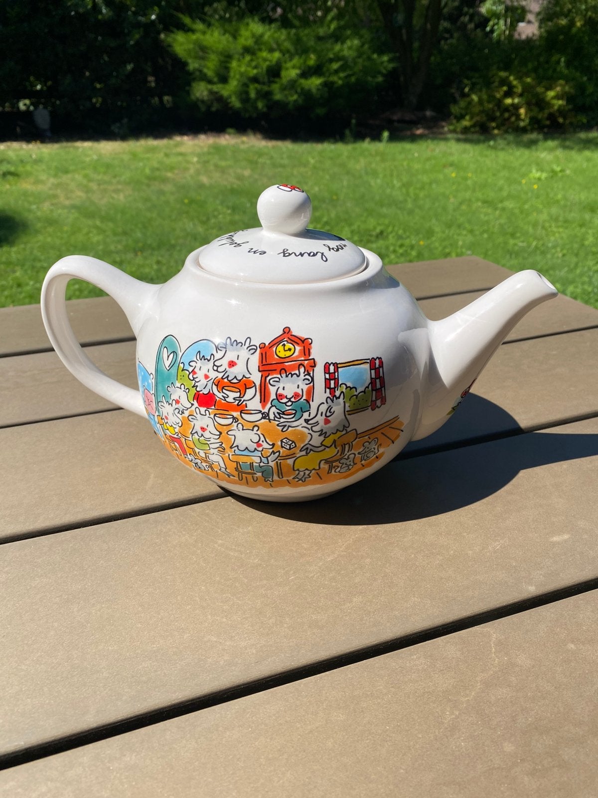 Blond Amsterdam theepot Efteling, Huis en Inrichting, Ophalen, Zo goed als nieuw, Aardewerk, Blond Amsterdam