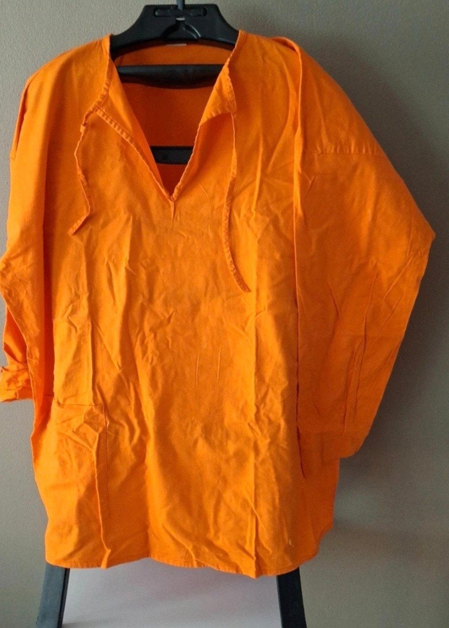 Oranje Boerenkiel XL, Kleding | Heren, Carnavalskleding en Feestkleding, Onbekend, Maat 56/58 (XL), Kleding, Gedragen