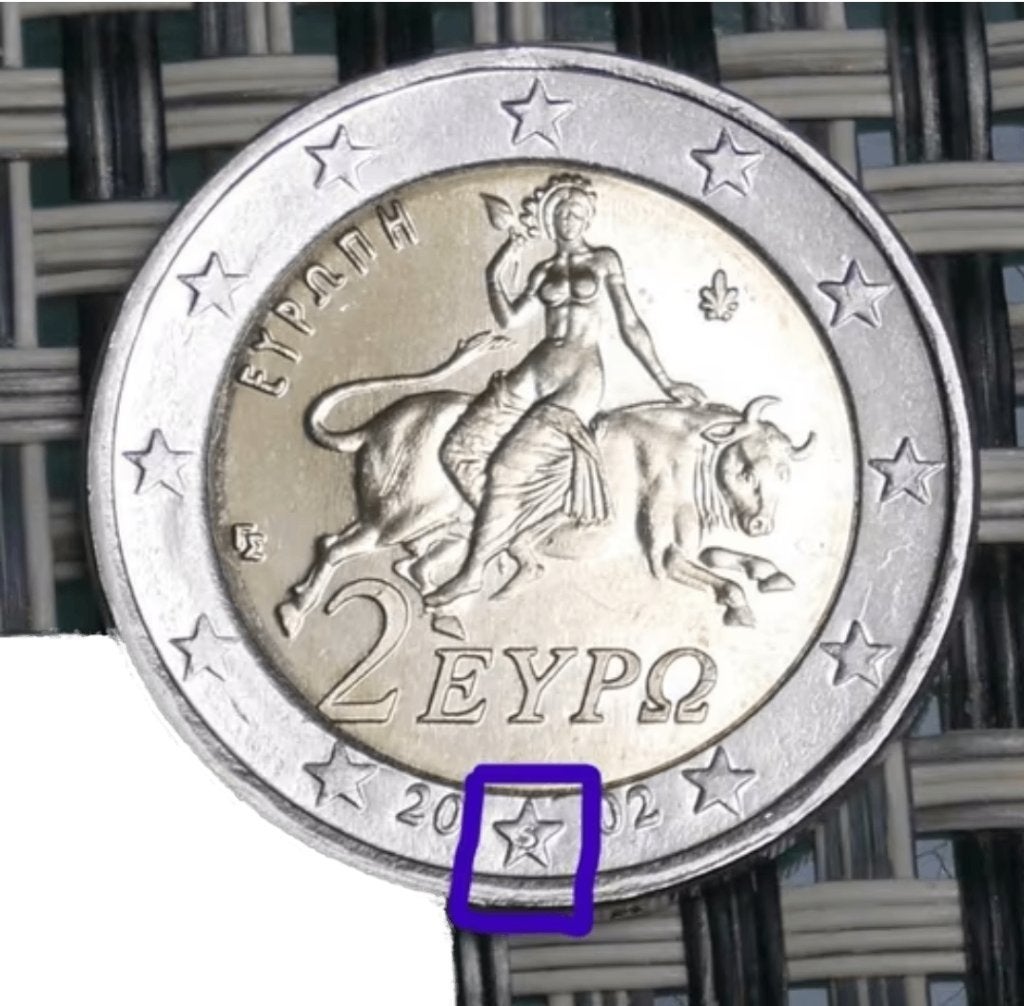 Euromunten, Ophalen of Verzenden, Griekenland, 2 euro, Losse munt