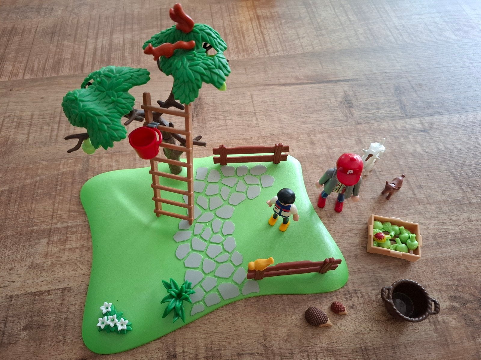 Playmobil Boomgaard 4146 - Compleet met figuren en dieren, Gebruikt, Complete set, Overige typen, Ophalen of Verzenden