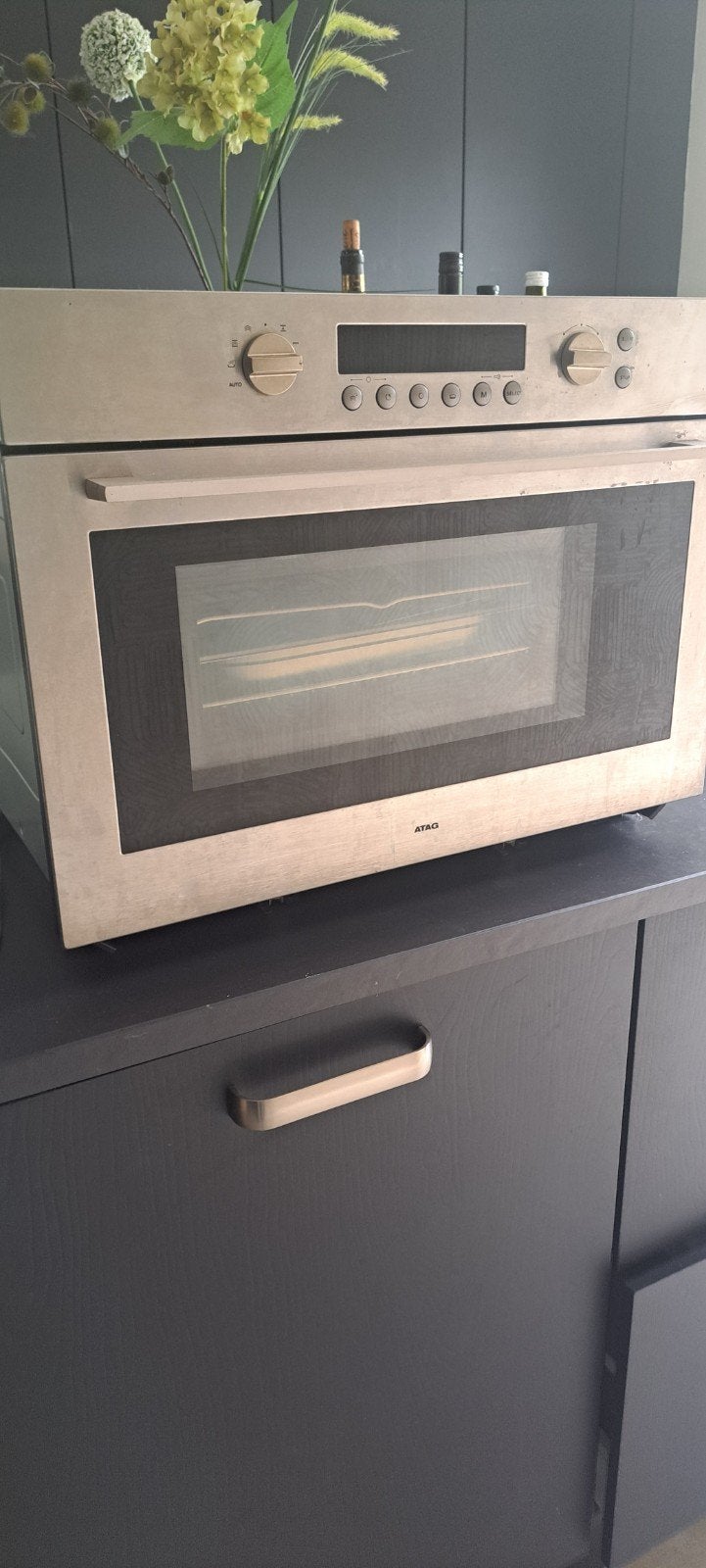 ATAG Inbouw stoom combi oven, Ophalen of Verzenden, Zo goed als nieuw, Stoom