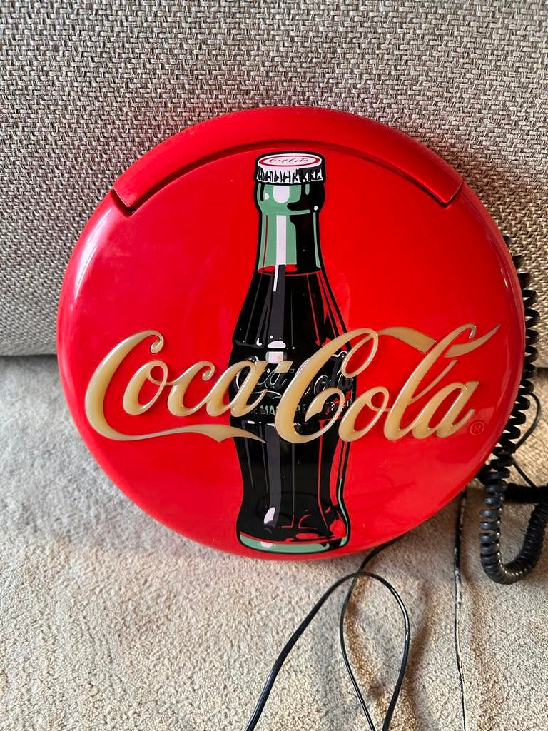 Vintage Coca-Cola Telefoon - Decoratief en Uniek, Ophalen of Verzenden, Gebruikt