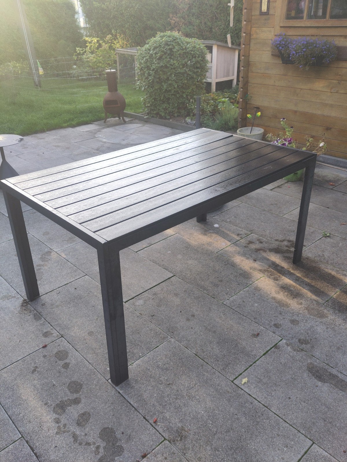 Tuintafel, Ophalen