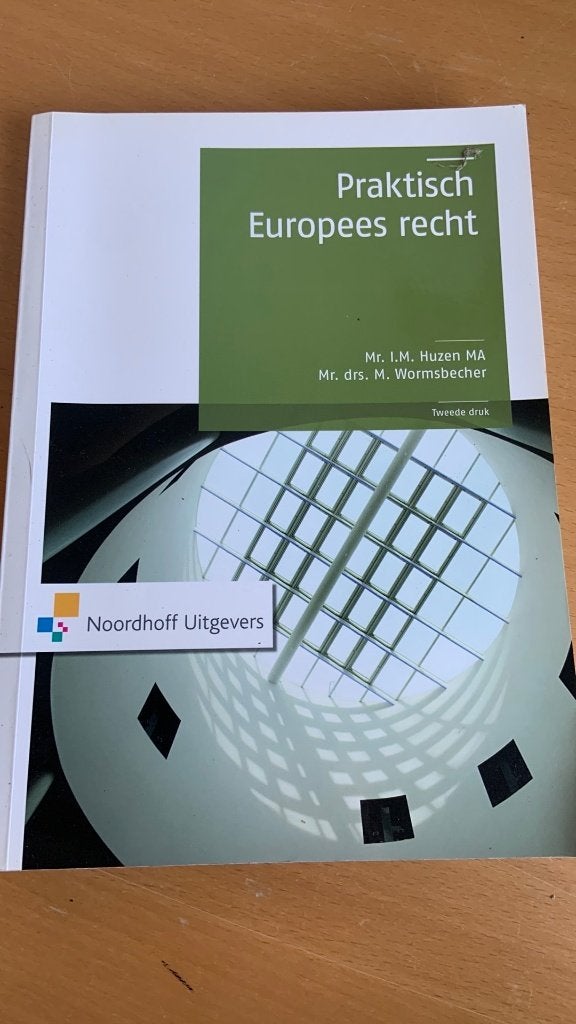 I.M. Huzen-M. Wormsbecher- Praktisch Europees recht, Boeken, Ophalen of Verzenden, Alpha, Zo goed als nieuw, HBO