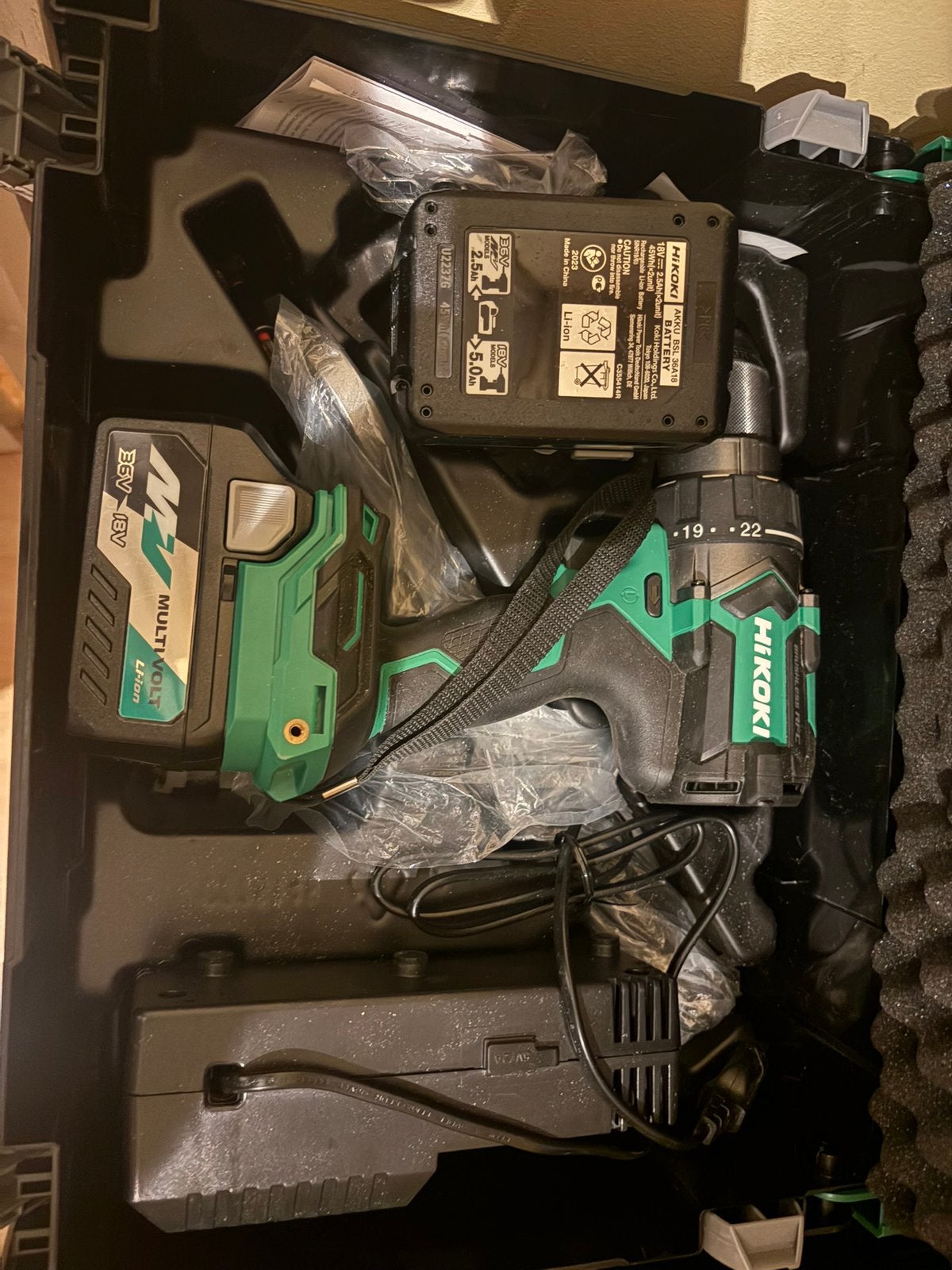 Hikoki DS18DC 18V 140Nm boormachine –body of complete set, 600 watt of meer, Variabele snelheid, Ophalen of Verzenden, Zo goed als nieuw