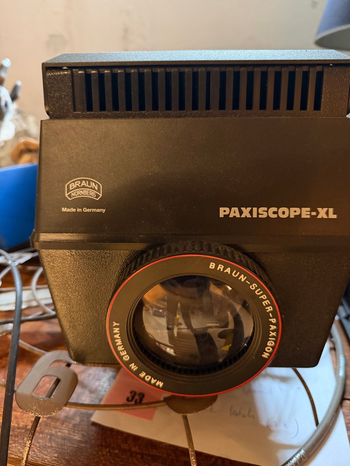Braun Paxiskope-XL Projector - Vintage Overheadprojector, Ophalen, Gebruikt, Met scherm