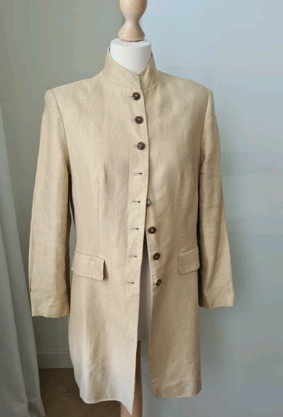 PURDEY FAR HILLS LINNEN BLAZER(JAS) M, Maat 38/40 (M), Verzenden, Beige, Zo goed als nieuw