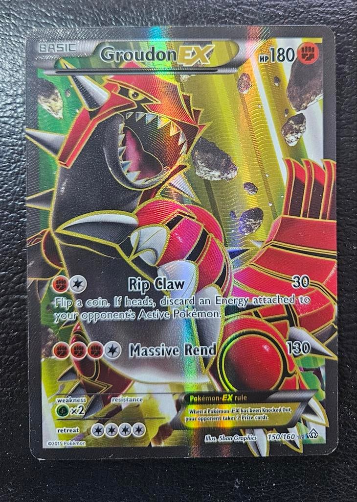 Groudon ex 150, Hobby en Vrije tijd, Verzamelkaartspellen | Pokémon, Ophalen of Verzenden