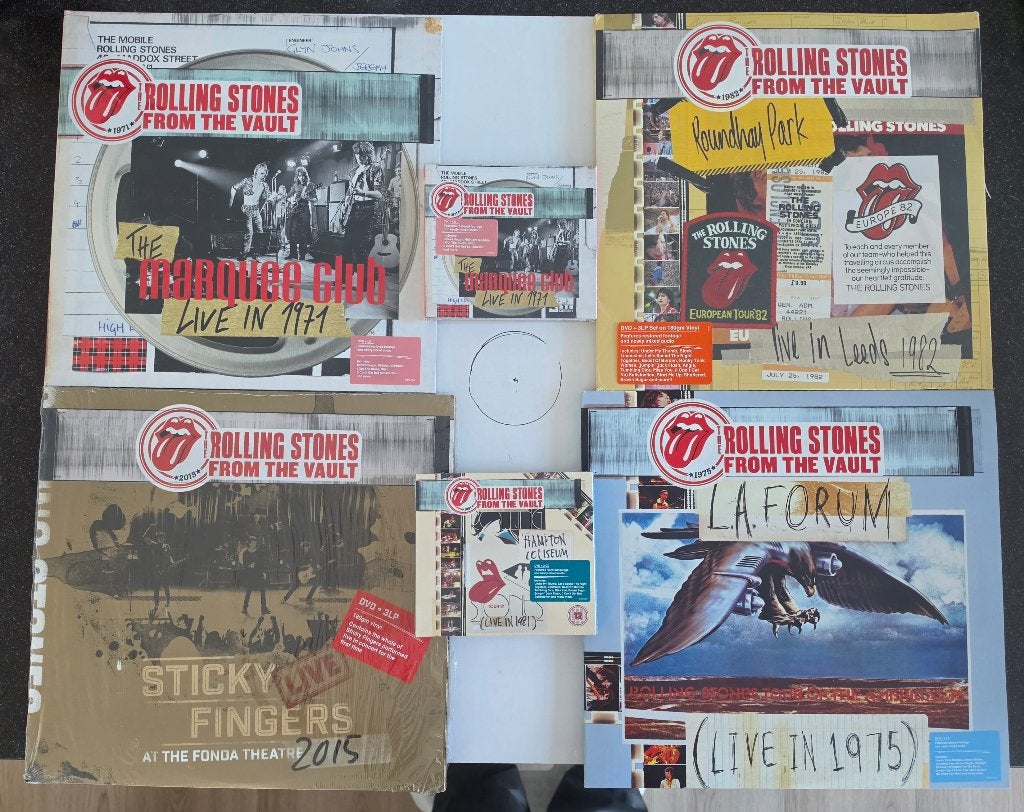 Rolling stones from the vault, Overige typen, Nieuw in verpakking, Poprock, Inclusief DVD