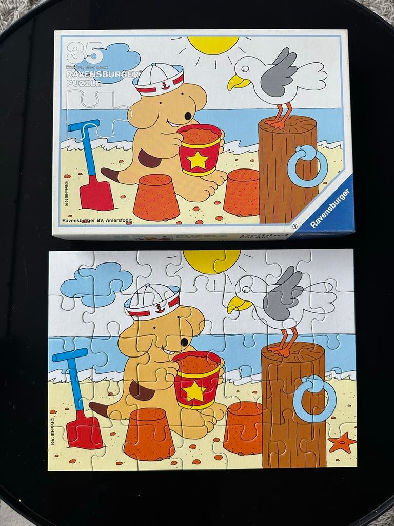 Ravensburger Puzzel Dribble 35 stukjes, Ophalen of Verzenden, Minder dan 500 stukjes, Gebruikt, Legpuzzel