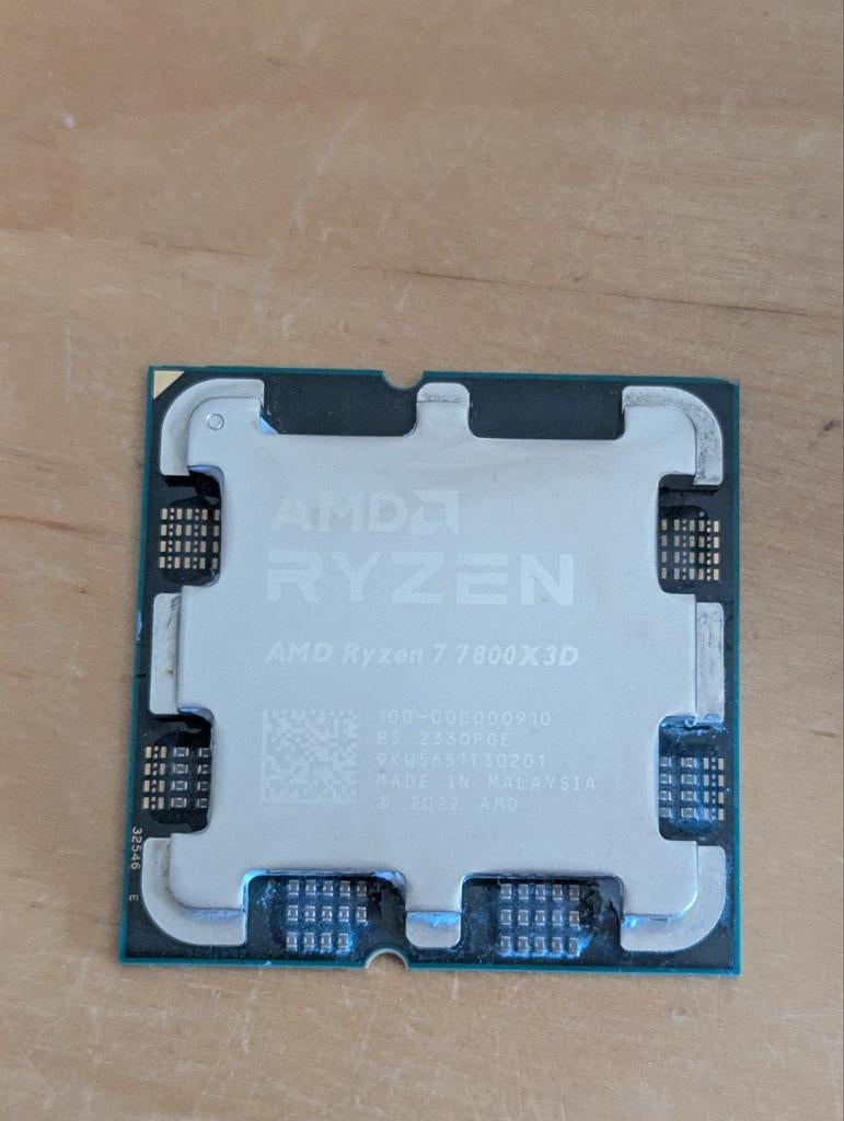 AMD Ryzen 7 7800X3D processor, Computers en Software, Processors, Zo goed als nieuw, 3 tot 4 Ghz, Ophalen of Verzenden