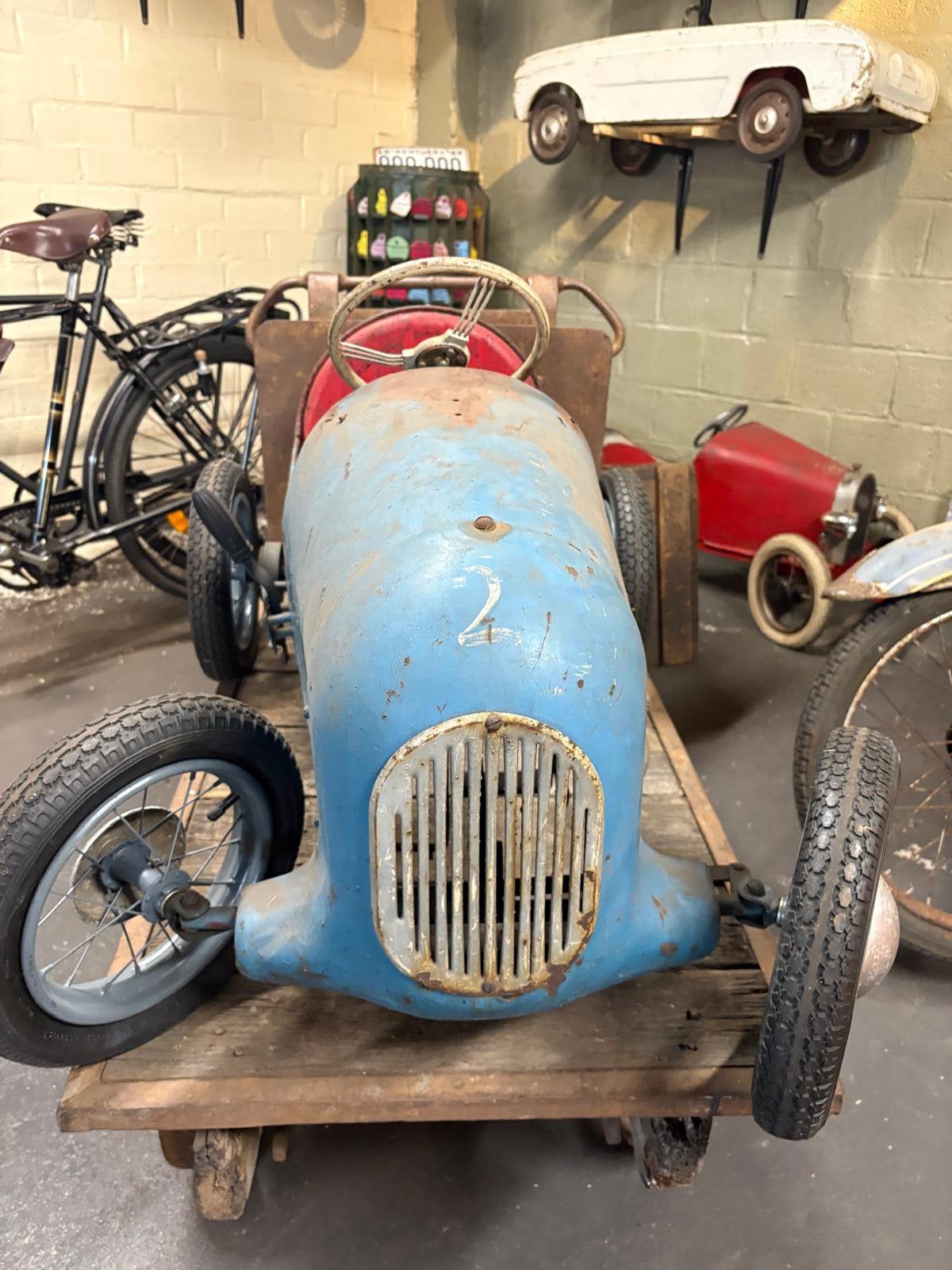 TRI ANG W125 Mercedes Racer Model (1937-1939) - Originele Pa, Ophalen of Verzenden, Gebruikt