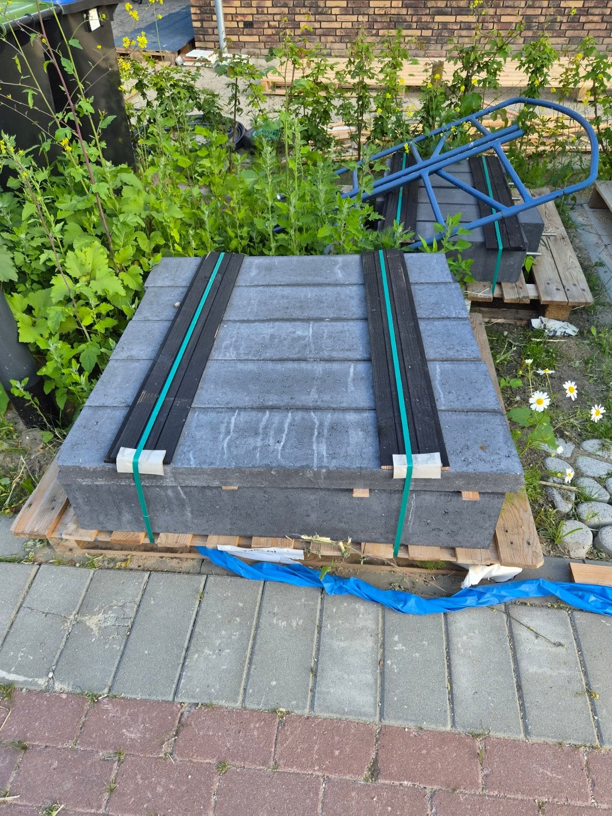 Antraciet opsluitbanden 10x20x100 en 6x20x100, Ophalen, Nieuw, Antraciet, Overige typen