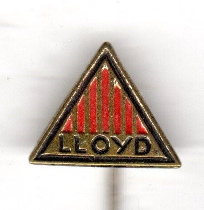 Speldje LLOYD AUTO DUITSLAND (A8), Ophalen of Verzenden, Gebruikt, Overige onderwerpen