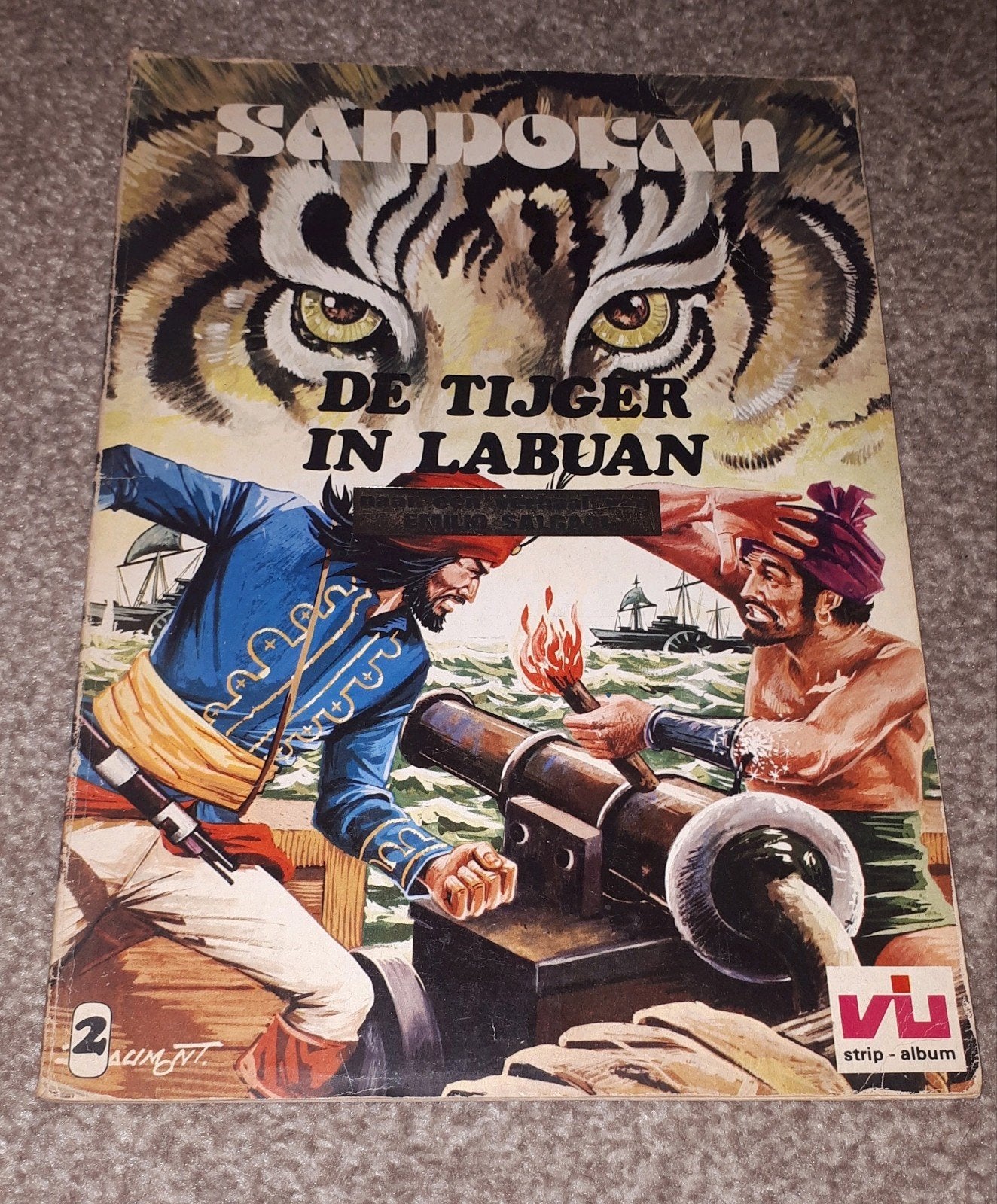 Sandokan, Boeken, Eén stripboek, Ophalen of Verzenden, Gelezen