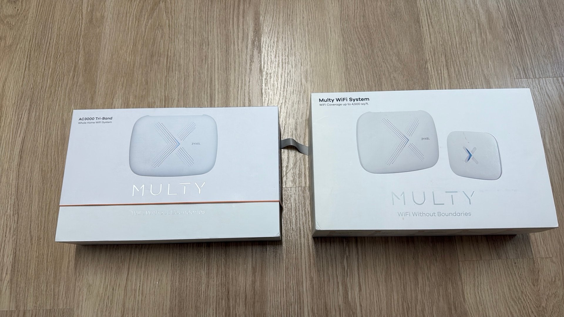 Twee Zyxel Multi tri band wifi systeem, Ophalen of Verzenden, Gebruikt, Router