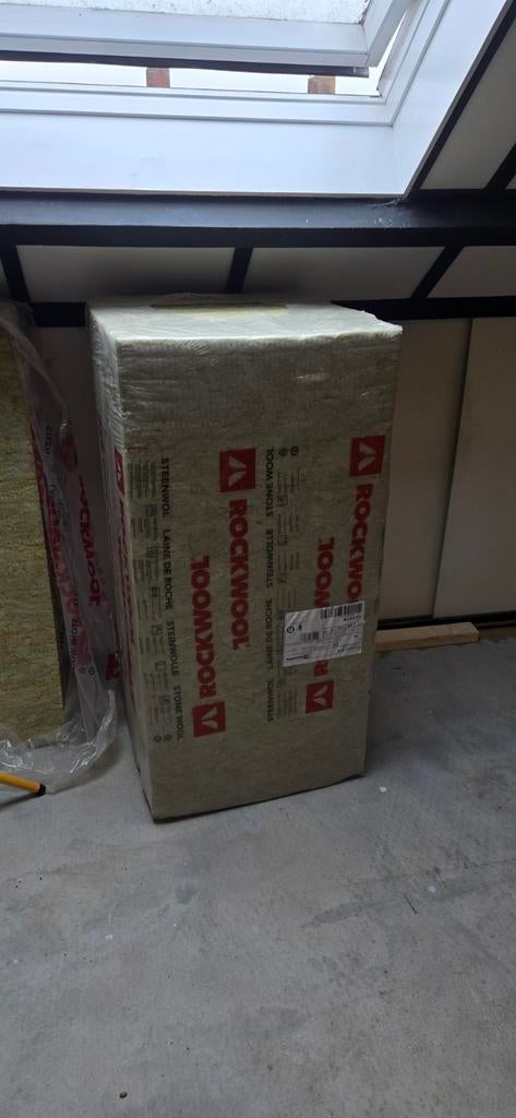 Rockwool Rocksonsono Base Steenwol Isolatie 70mm, Doe-het-zelf en Verbouw, Isolatie en Afdichting, Ophalen, 4 tot 8 cm, Dakisolatie
