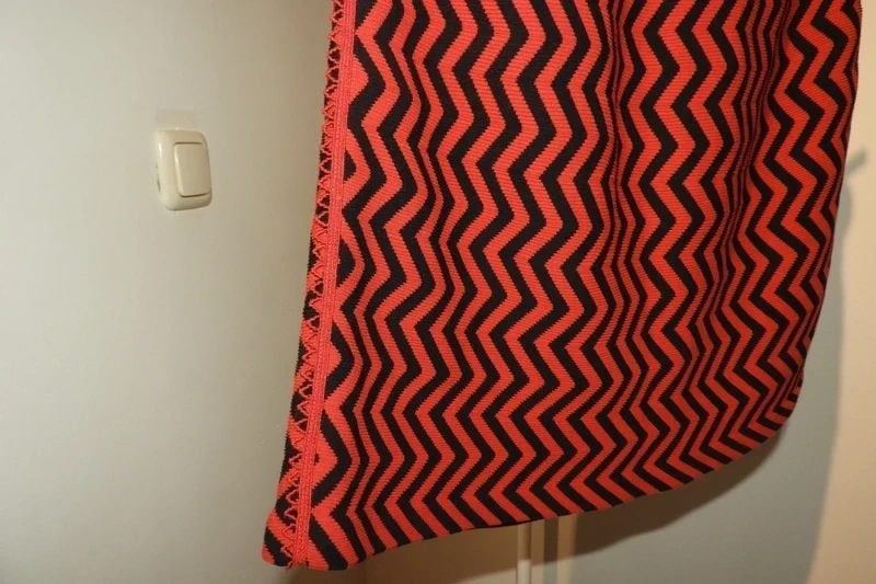 Marccain stretch rok aztec print dikkere stretch stof N2, Zo goed als nieuw, Knielengte, Maat 36 (S), Marccain
