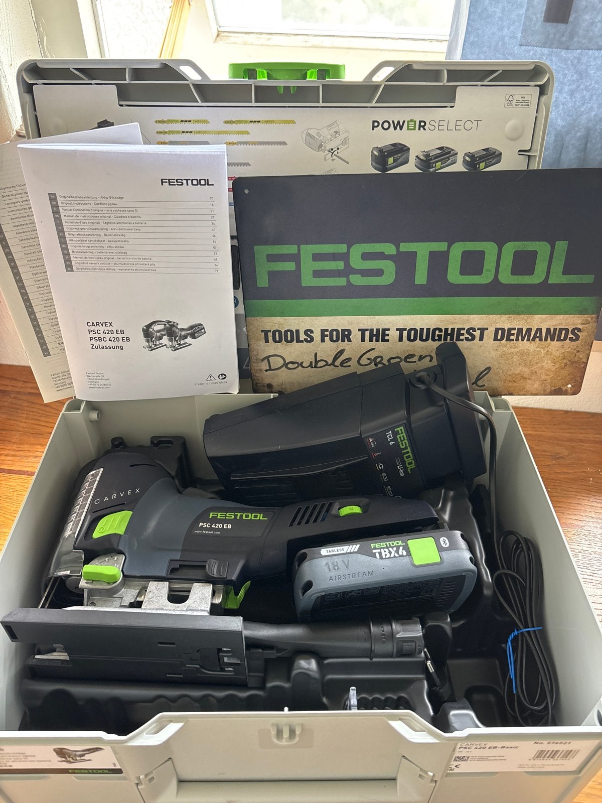 Festool Carvex PSC 420 EB Accu Decoupeerzaag, Ophalen, Nieuw, Zaag, Festool