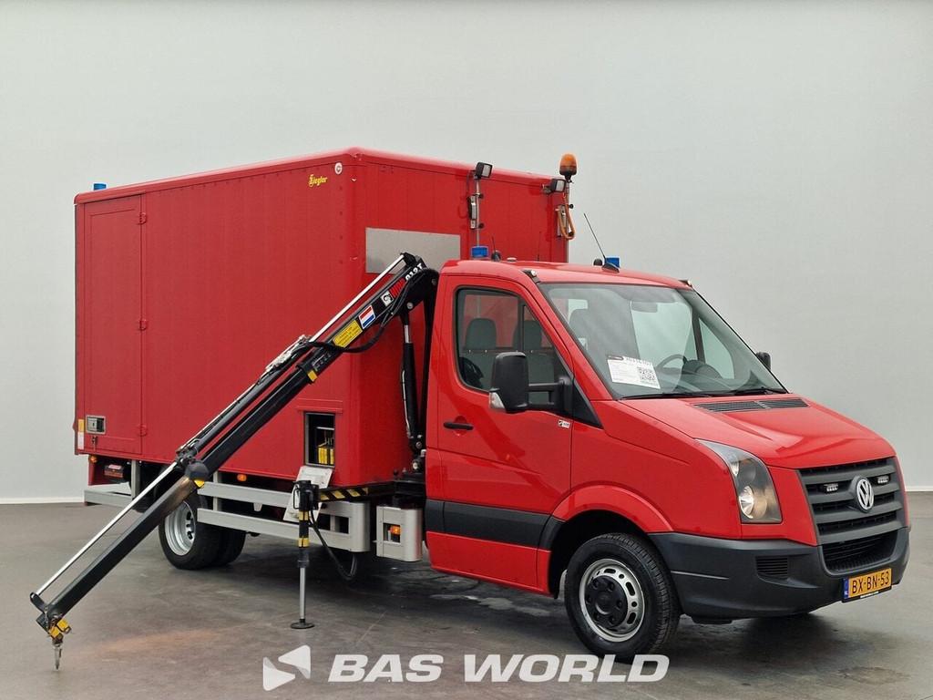 Volkswagen Crafter Hiab 013 T-2 Kraan D'Hollandia Taillift Z, Auto's, Automaat, 136 pk, Gebruikt, 2000 kg