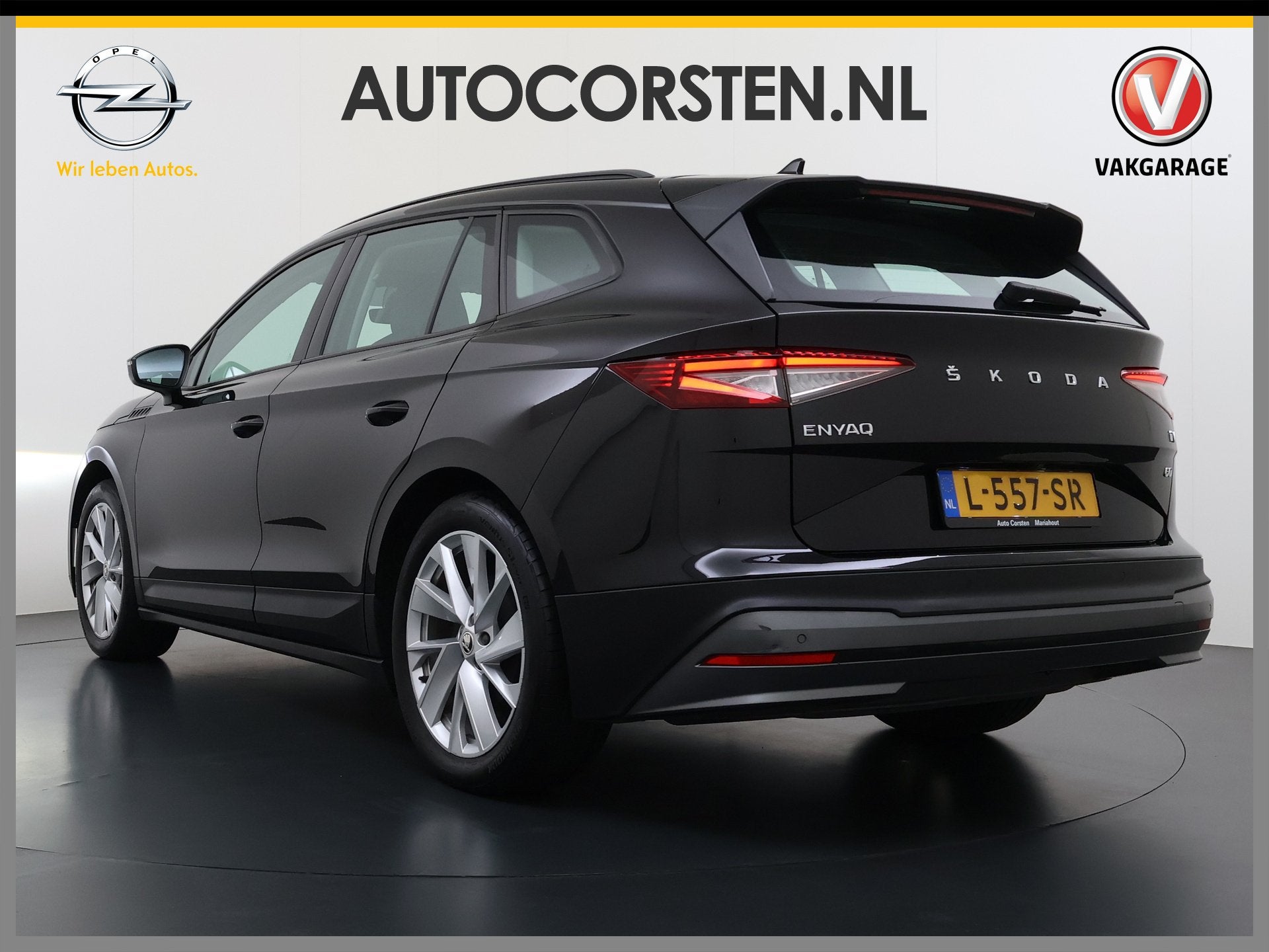 Skoda Enyaq iV 180PK Trekhaak Adap.Cruise 3-Zone Ecc Camera, Auto's, Automaat, 390 km, Achterwielaandrijving, Gebruikt