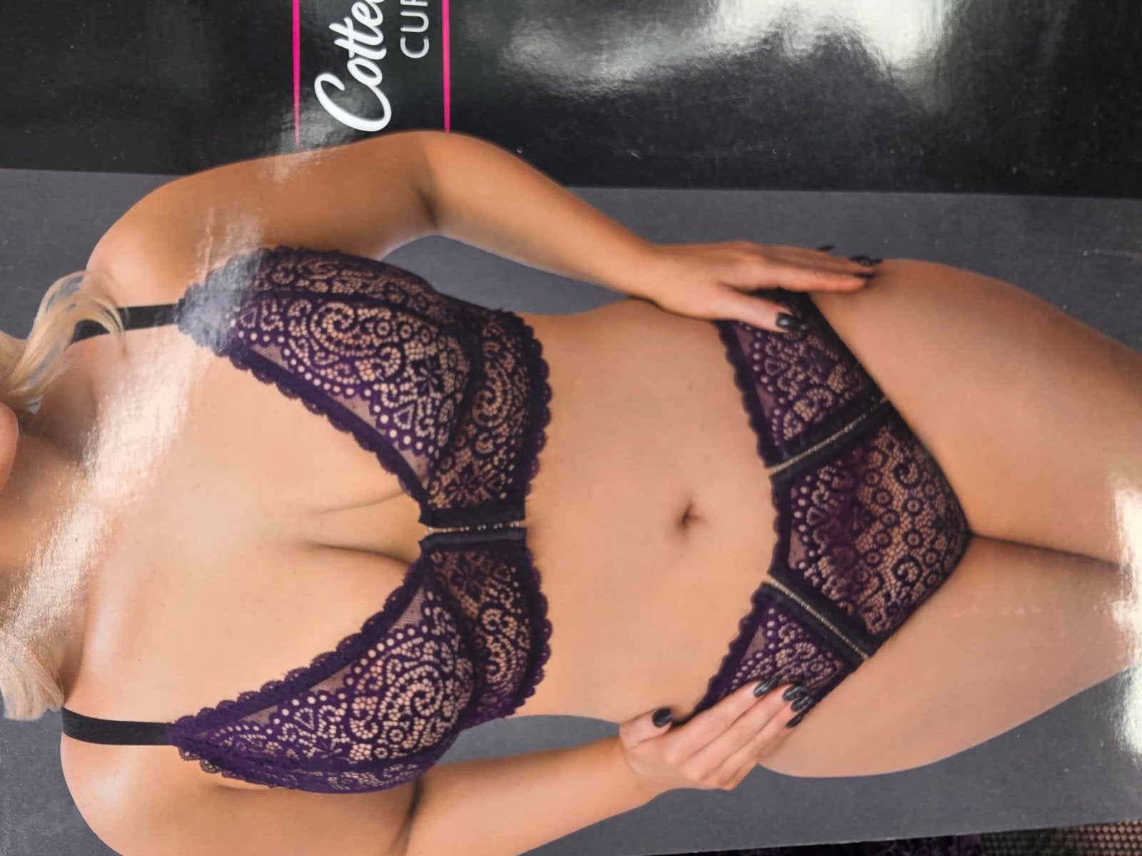 lingerie setje xxxl nieuw, Kleding | Dames, Ondergoed en Lingerie, Ophalen of Verzenden, Paars