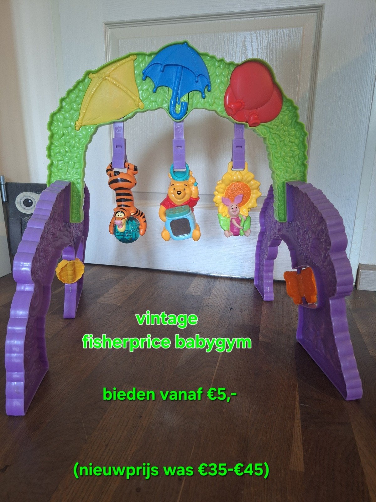 Vintage Fisher-Price Babygym met muziek en speeltjes, Ophalen, Gebruikt, Babygym