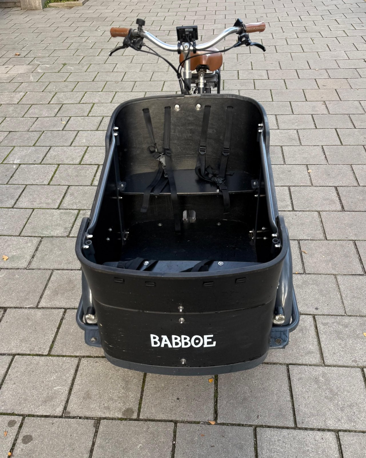 Babboe E-Curve zwart uit 2020, 4 kinderen of meer, Gebruikt, Elektrisch, Schijfrem