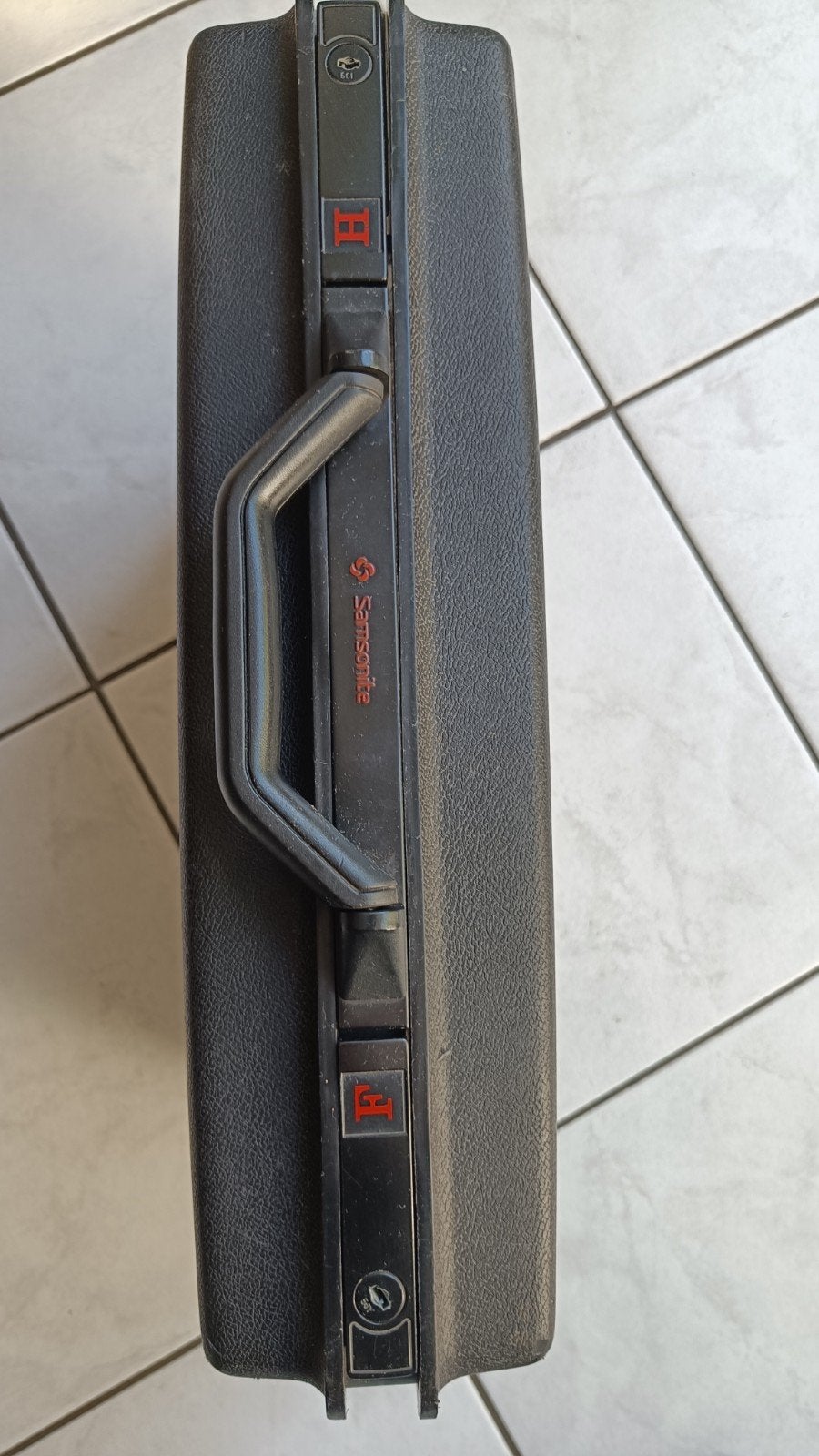 Samsonite koffer, anthracietkleur, Ophalen of Verzenden, Gebruikt, Hard kunststof
