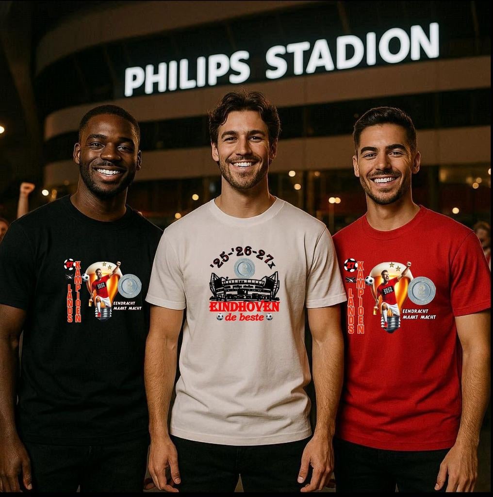 PSV kampioenschaps shirt of hoodie rood, wit of zwart, Ophalen of Verzenden, Nieuw, Rood