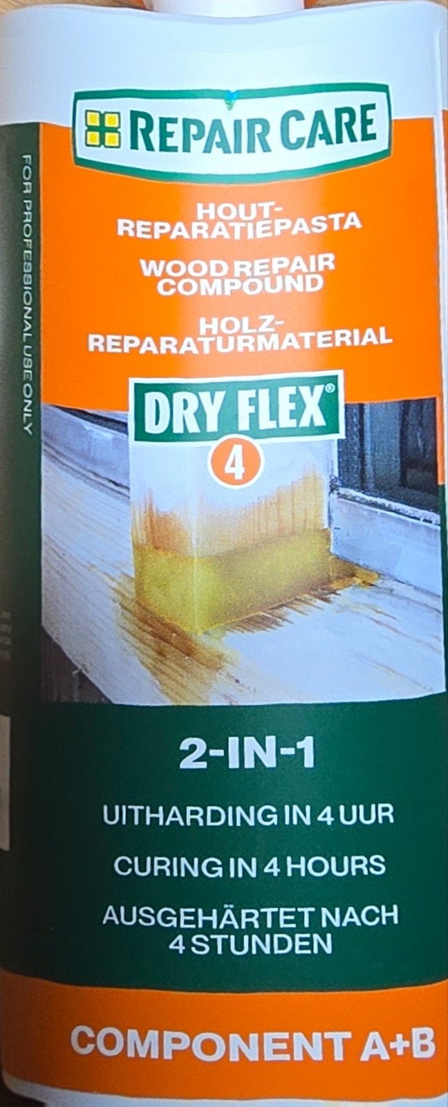 Repair Care Dry Flex 4 Houtreparatiepasta, Ophalen, Overige kleuren, Nieuw, Beits