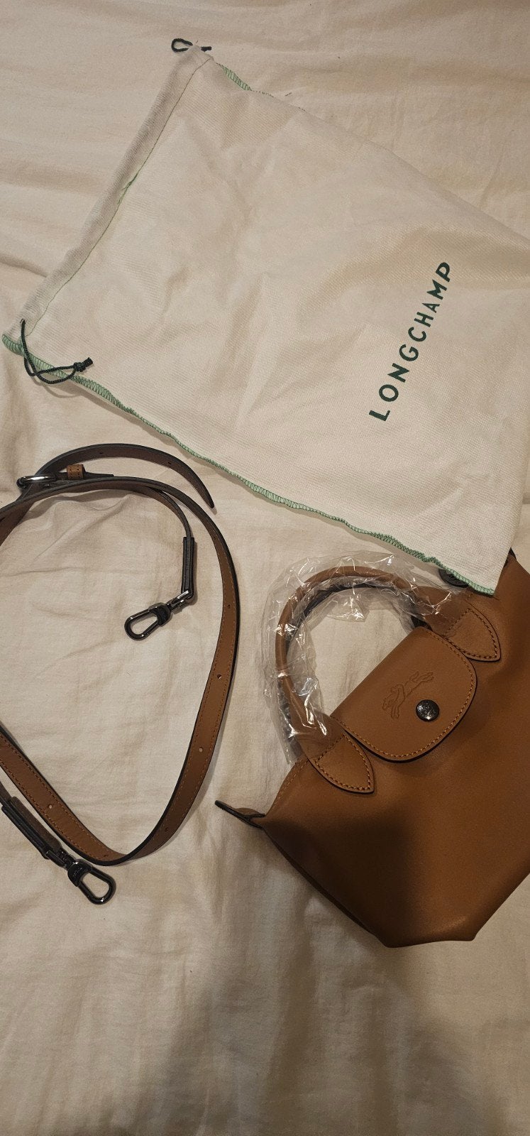 Originele Longchamp tas -, Ophalen of Verzenden, Zo goed als nieuw, Bruin, Handtas