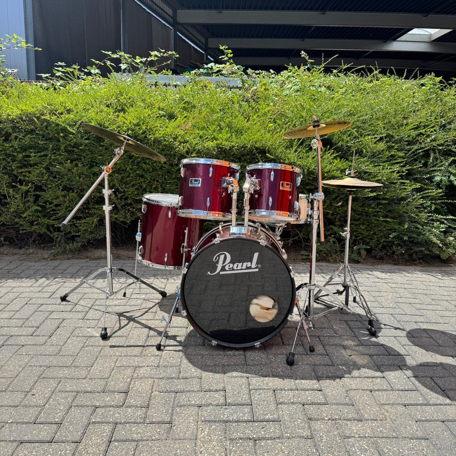 Pearl Forum Drumstel Compleet, Muziek en Instrumenten, Drumstellen en Slagwerk, Ophalen, Zo goed als nieuw, Pearl